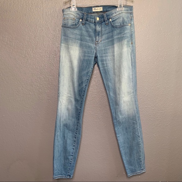 Madewell Denim - Madewell Skinny Skinny Jeans Light Wash High Rise